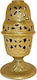 Home Heart Candelabru Metalic Aur 8.5x8.5x17.5ε...