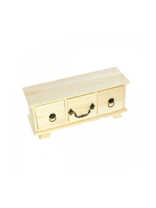 Wooden Small Chest of Drawers 30x11x9.6cm