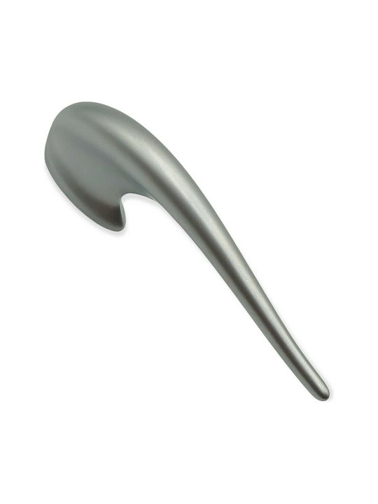 Obispa Handle Furniture made of Metallic & Zamak in Silver Color 200mm (Center Distance 32mm) 0084-032-10C1 1pcs