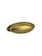 Herrajes Palencia Antik Handgriff Möbelgriff Bündiger Griff aus Metallisch in Bronze Farbe 85mm (Zentrenabstand 64mm) 480922-64-ANTIQUE 1Stück