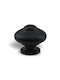Rei Knopf Möbelgriff aus Metallisch in Schwarz Farbe Ø30mm 3112-30-BLACK 1Stück