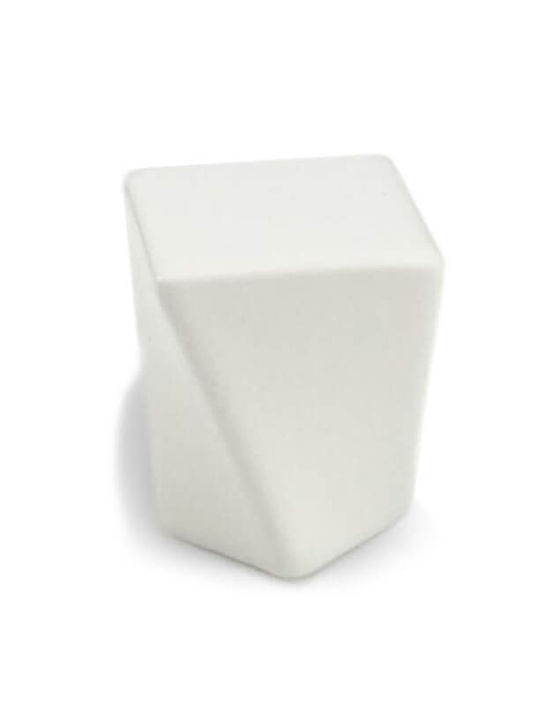 Pamar Knopf Möbelgriff aus Metallisch White Ø17mm PO-416-17-WHITE 1Stück