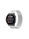 Steel Λουράκι Ανοξείδωτο Ατσάλι Ασημί (Amazfit Stratos 2s/3)
