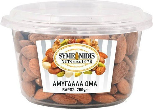 Συμεωνίδης Αμύγδαλα Ωμά Ψίχα Χωρίς Αλάτι 200gr