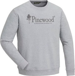 Pinewood Sunnaryd Sweater Men's Light Φούτερ σε Γκρι χρώμα