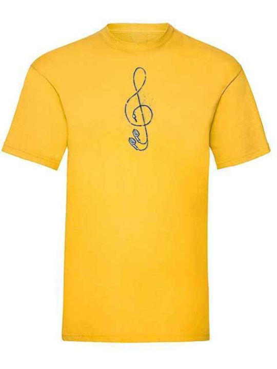 T-shirt Tricou Galben