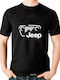 Jeep T-shirt Black Cotton