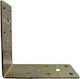 Zogometal Eckregal Metallisch in Silber Farbe 90x90mm 1Stück 0726/90