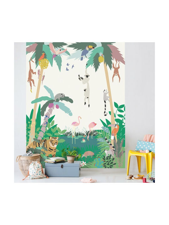 Mimi'lou Kids Wallpaper Jungle L200xH200cm