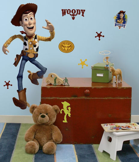 Autocolant Decorativ pentru Copii Perete Pixar Toy Story 3 Woody 23088