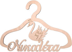 Nst Nastasia Swan Wooden Letter with Personalization