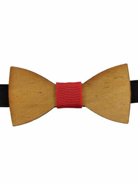 Bonjour Bebe Kids Wooden Bow Tie "0013" Brown