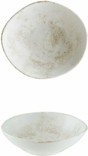 Bonna Serving Bowl Round made of Porcelain White with Diameter 18cm 12pcs
