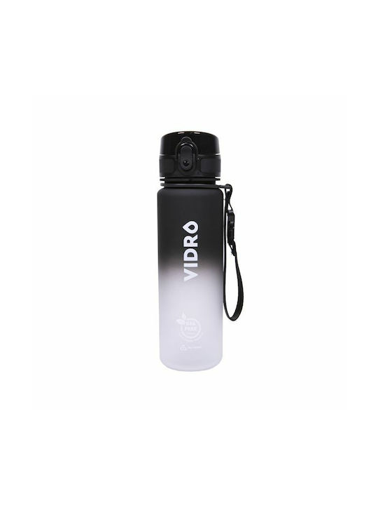 Vidro Vidro Bpa Free Plastic Water Bottle 500ml Black