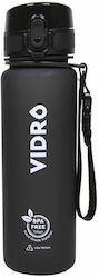 Vidro Vidro Bpa Free Παγούρι Πλαστικό 500ml Μαύρο Vidro Vidro Bpa Free Παγούρι Πλαστικό 500ml Μαύρο