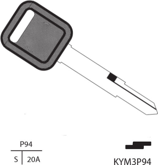 Kymco Kym3p94 Errebi Car Key