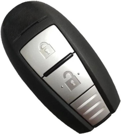 Foldable Remote Control Shell with 2 Buttons for Suzuki