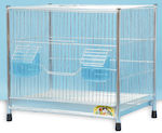 Bird Cage Breeding Board 100x27x40cm. Silver