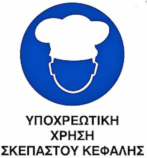 Placă de Obligativitate Protecție pentru cap/ochi 0.096-PVCB14