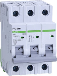 Noark Αυτόματη Ασφάλεια 63A Τριπολική AC 100239