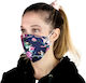 Silia D Μάσκα Προστασίας Υφασμάτινη mask-8000-(flrl1) 1τμχ