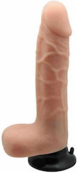 Charmly Toy Dildo realist cu Testicule și Ventuză Flesh 26cm