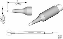 JBC Μύτη Κολλητηρίου C210013