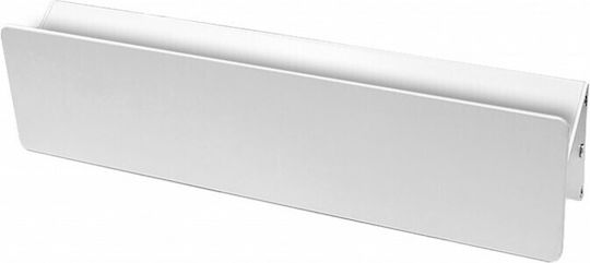 Power Led Επιτοίχια Εξωτερική Πλαφονιέρα LED IP44 10W με Θερμό Λευκό Φως Διπλής Δέσμης