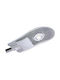 Power Led Εξωτερικό Φωτιστικό LED Δρόμου 20W με Ψυχρό Λευκό Φως IP66 Ασημί