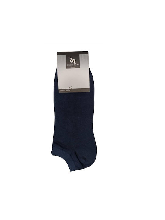 Douros Socks Men's Solid Color Socks BLUE