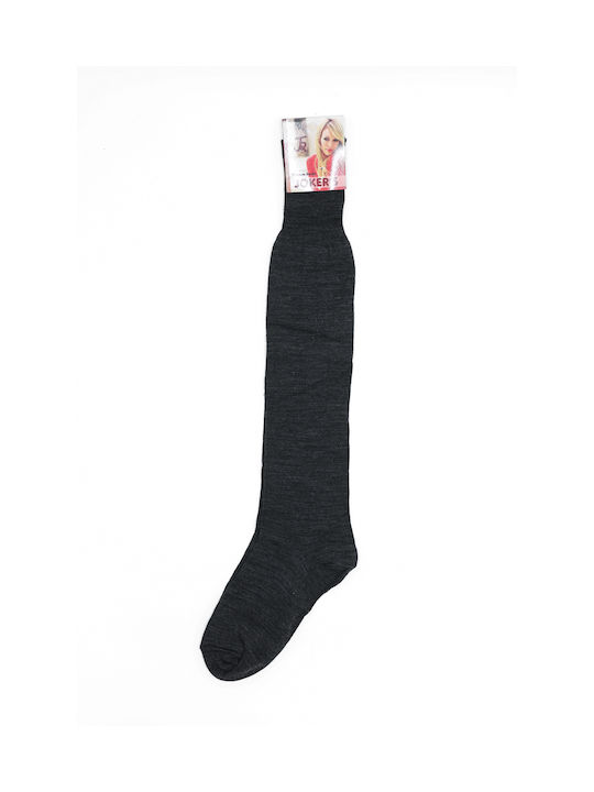 Jokers Women's Solid Color Socks Charcoal