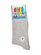 Jokers Women's Solid Color Socks Gray