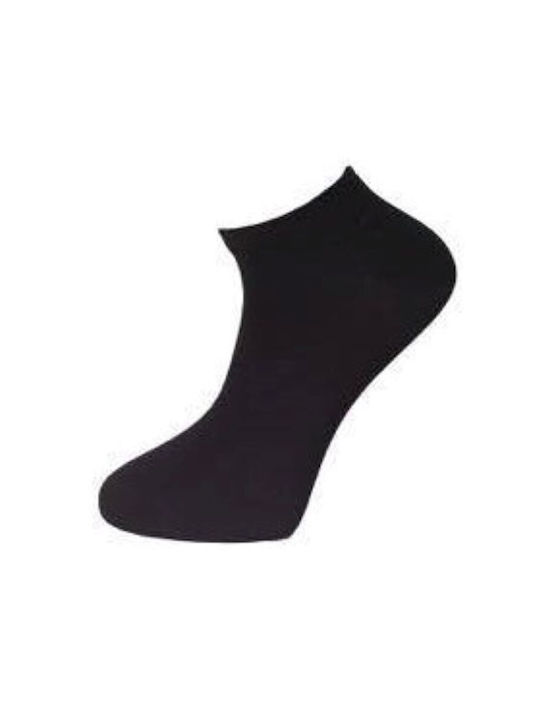 Velvet Touch Damen Einfarbige Socken Black. 1Pack