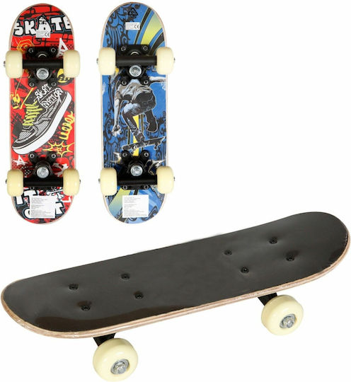 Skateboard Mini Complete Shortboard Red