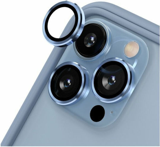 Lens 3--1 Camera Protection Tempered Glass Blue for the iPhone 13 Pro Max
