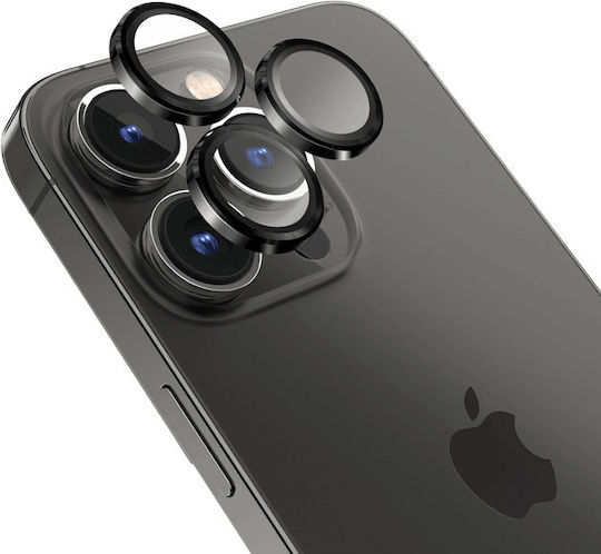 Camera Protection Metal Frame Black for the iPhone 13 Pro / 13 Pro Max