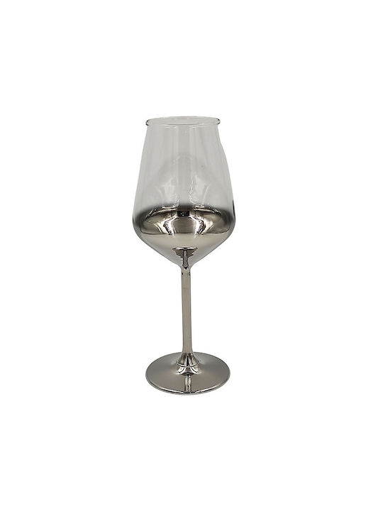 Wedding Glasses made of Glass Silver 1pcs