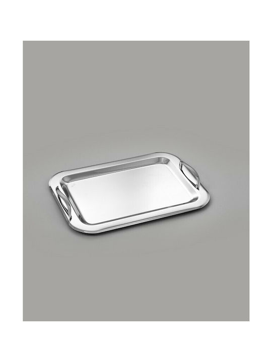 Wedding Tray Inox Silver 1pcs