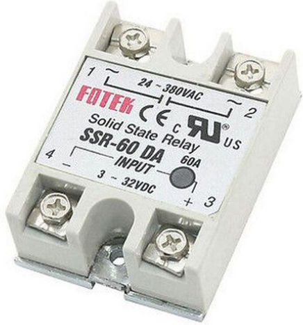 Solid State Βιομηχανικό Ρελέ Λυχνίας SSR-60DA