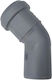 Valsir Γωνιακή σύνδεση σωλήνα PVC 110mm 504053