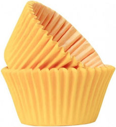 Hârtii de caramel pentru cupcakes Hârtie 06020YELLOW 50pcs