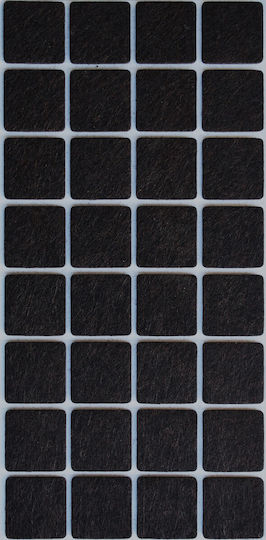 Τσοχάκια Τετράγωνα με Αυτοκόλλητο 25x25mm 32τμχ 6302-ΟΒ