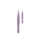 Titania Eyebrow Tweezers with Slanted Nose Tweezer Purple 2pcs