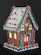 Crăciunescă Iluminată Decorativă Ceramică Scenă 32cm.