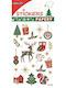 Global Gift Crăciun Autocolante Papery Christmas Stickers 8x13cm.