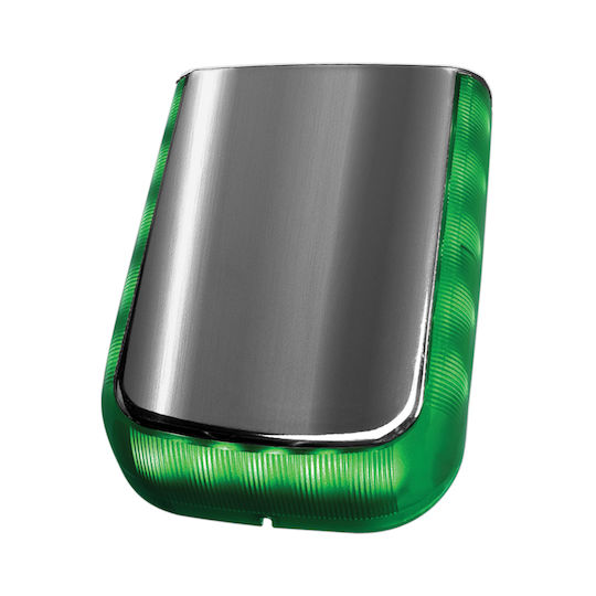Irene Basic V2 Chrome Gn Alarm Siren Battery Outdoor 125dB 10-15V