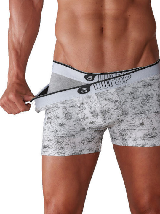 Men's Boxers Black and white with Patterns 2Pack