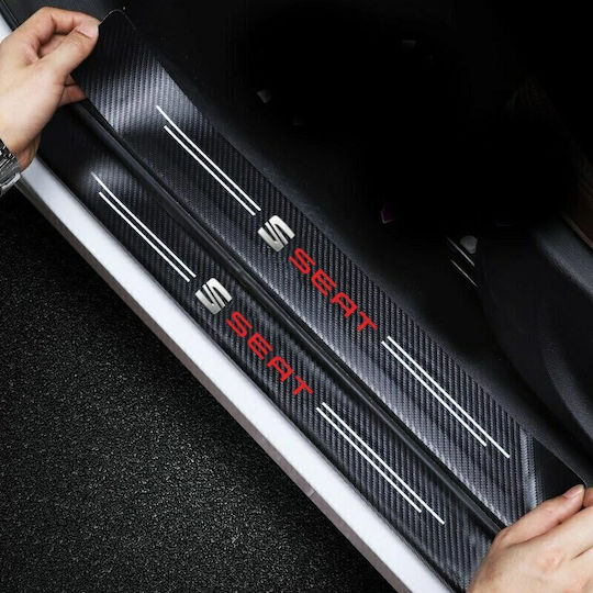Car Interior Decorative Door Sills 4pcs