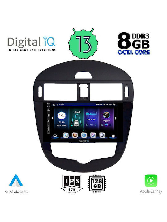 Digital IQ Car Audio System for Nissan Pulsar 2014> (Bluetooth/USB/WiFi/GPS) with Touch Screen 9"