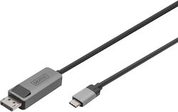 Digitus Magnetic Video Cable USB Type-C Male to DisplayPort Black 2m Digitus Magnetic Video Cable USB Type-C Male to DisplayPort Black 2m